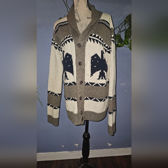 Eagle cardigan sweater - Picture 1 of 6
